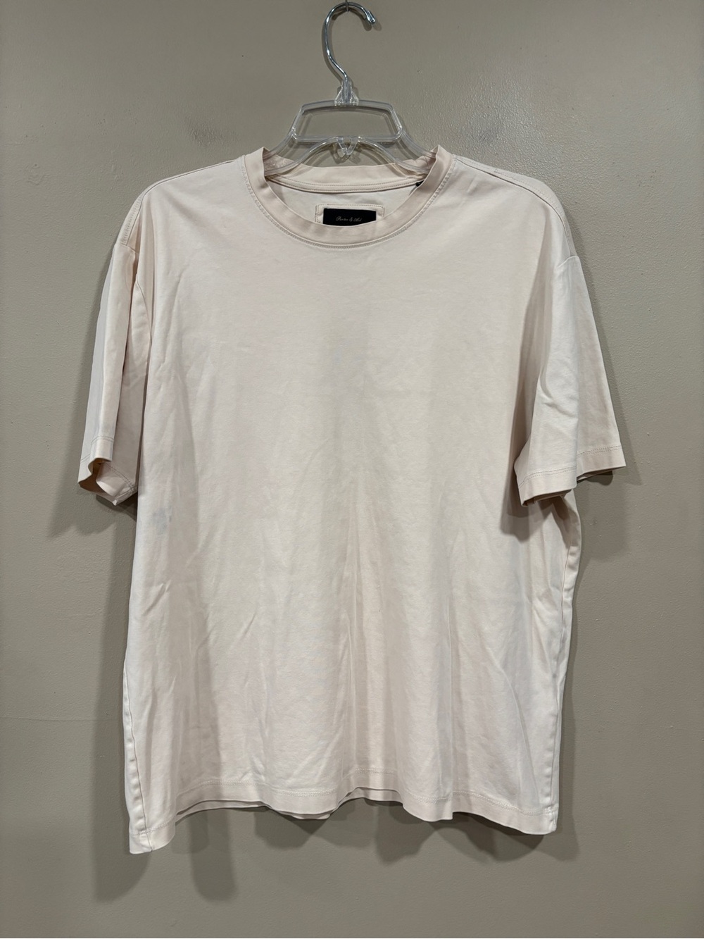 Porter & Ash Men's Shirt Slim Fit Short Sleeve Crew Neck Size XL
